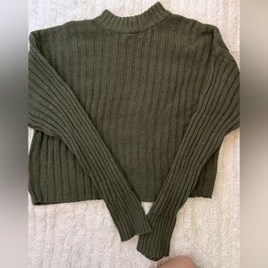 Olive Green American Eagle Sweater